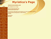 Tablet Screenshot of myristica1.tripod.com