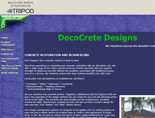 Tablet Screenshot of decocrete.tripod.com