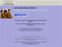 Tablet Screenshot of cav-show-results.tripod.com