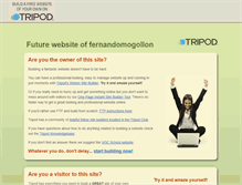 Tablet Screenshot of fernandomogollon.tripod.com