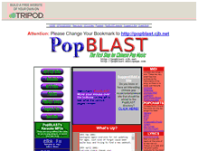Tablet Screenshot of popblast.tripod.com