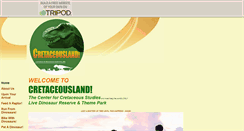 Desktop Screenshot of cretaceousland.tripod.com