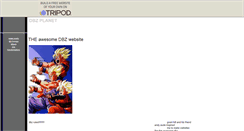 Desktop Screenshot of dbzplanet.tripod.com