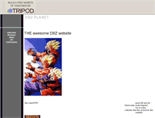 Tablet Screenshot of dbzplanet.tripod.com