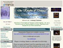 Tablet Screenshot of knightsoftemplarac.tripod.com