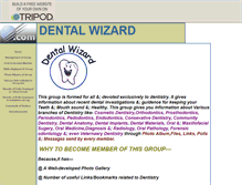 Tablet Screenshot of dentalwizard.tripod.com