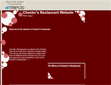 Tablet Screenshot of chesters-restaurant.tripod.com