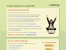 Tablet Screenshot of ecape1820.tripod.com