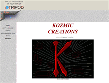 Tablet Screenshot of kozmiccreations.tripod.com