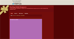 Desktop Screenshot of darlingdollsdesigners.tripod.com