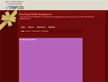 Tablet Screenshot of darlingdollsdesigners.tripod.com