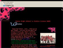 Tablet Screenshot of chs-bands.tripod.com