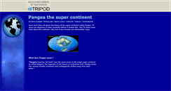 Desktop Screenshot of pangeaearthscience.tripod.com