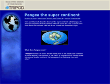 Tablet Screenshot of pangeaearthscience.tripod.com