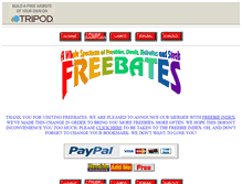 Tablet Screenshot of freebates.tripod.com