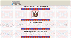 Desktop Screenshot of gingerfamily.tripod.com