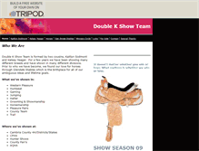 Tablet Screenshot of double-k-showteam.tripod.com