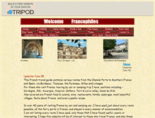 Tablet Screenshot of francophile1.tripod.com