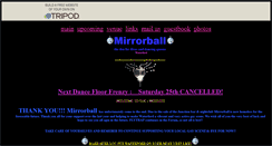 Desktop Screenshot of mirrorball3.tripod.com