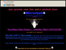 Tablet Screenshot of mirrorball3.tripod.com