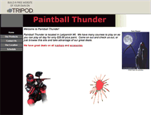 Tablet Screenshot of paintball-thunder.tripod.com