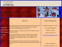 Tablet Screenshot of danielsonequipment.tripod.com