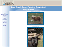 Tablet Screenshot of lostcreekfarmky.tripod.com