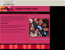 Tablet Screenshot of njyouthontheirown.tripod.com