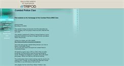 Desktop Screenshot of combatpolice.tripod.com