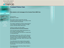 Tablet Screenshot of combatpolice.tripod.com