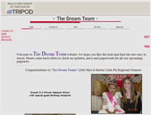 Tablet Screenshot of dreamteampagents.tripod.com