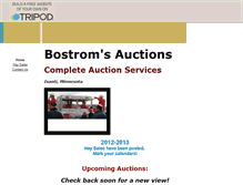 Tablet Screenshot of bostromsauctions.tripod.com