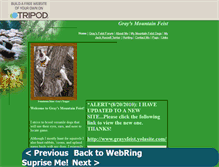 Tablet Screenshot of graysfeist.tripod.com