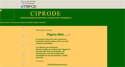 Desktop Screenshot of ciprode.es.tripod.com