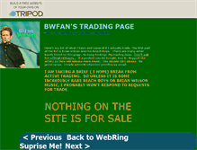 Tablet Screenshot of bwfan0.tripod.com