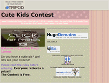 Tablet Screenshot of cutekidscontest.tripod.com