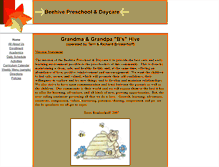 Tablet Screenshot of beehivepreschool.tripod.com