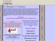 Tablet Screenshot of elrefugiocristiano.mx.tripod.com