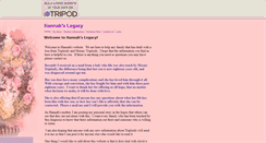 Desktop Screenshot of hannahslegacy.tripod.com