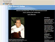 Tablet Screenshot of kyle-brandt.tripod.com