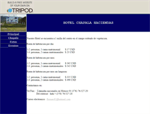 Tablet Screenshot of hotelchapala.tripod.com