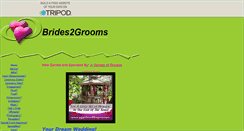 Desktop Screenshot of brides2grooms.tripod.com