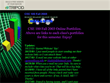 Tablet Screenshot of cse180fall2003.tripod.com