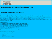 Tablet Screenshot of diaperteen.tripod.com