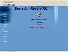 Tablet Screenshot of bearsdenrovers.tripod.com