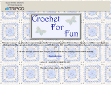 Tablet Screenshot of crochetforfun.tripod.com