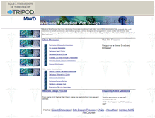 Tablet Screenshot of medicalwebdesign.tripod.com