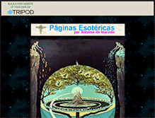Tablet Screenshot of paginasesotericas.tripod.com