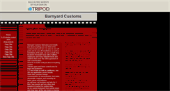 Desktop Screenshot of barnyard-customs.tripod.com