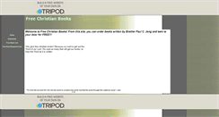 Desktop Screenshot of freechristianbooks.tripod.com